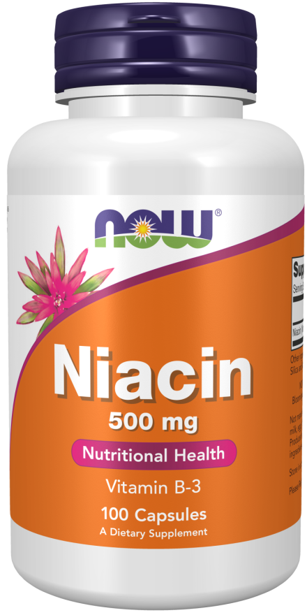 Niacina 500 mg - NOW Foods