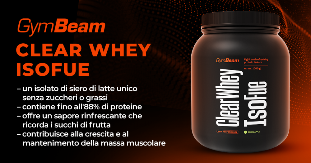 Polvere Proteica Clear Whey IsoFue - GymBeam