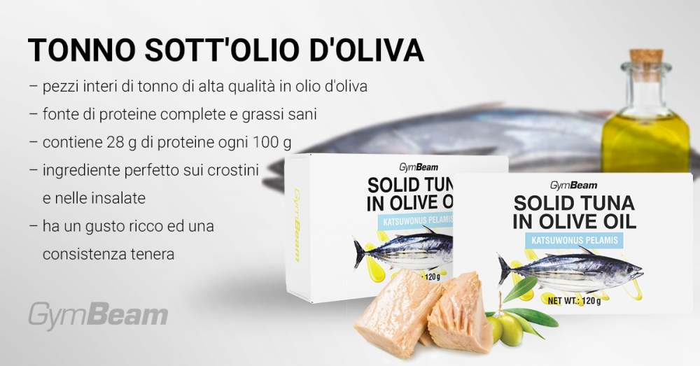 Tonno all‘olio d‘oliva - GymBeam