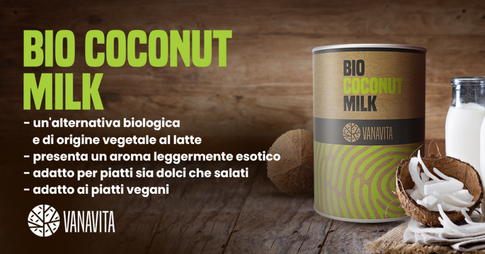 Latte di cocco BIO da 400 ml - VanaVita