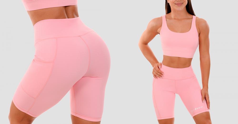 Pantaloncini Biker da Donna Pink - GymBeam