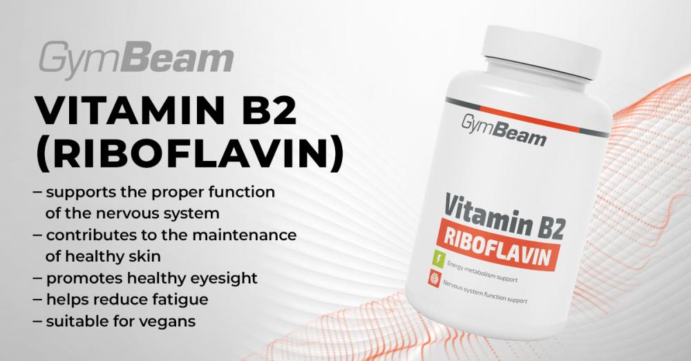 Vitamina B2 (riboflavina) - GymBeam