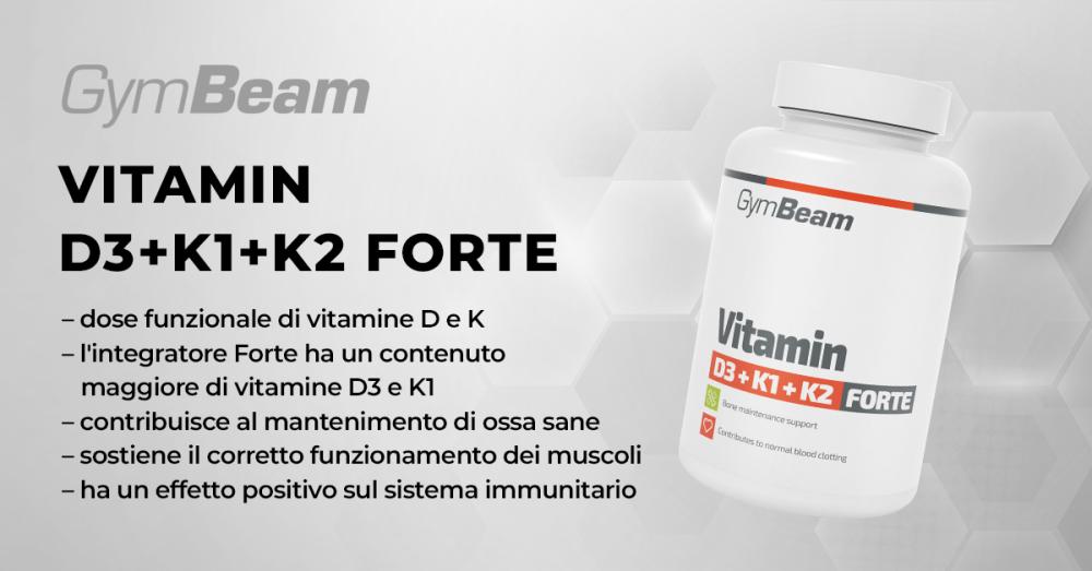 Vitamina D3+K1+K2 Forte