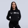 Felpa Athlete con Cappuccio da Donna / Black - GymBeam