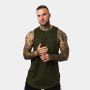 Canotta Uomo Cut Off Military Green - GymBeam