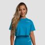 Crop Top da Donna Limitless Aquamarine - GymBeam