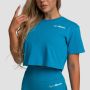 Crop Top da Donna Limitless Aquamarine - GymBeam