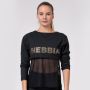 T-shirt da Donna Intense Mesh Black - NEBBIA