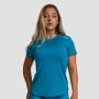 T-Shirt Sportiva da Donna Limitless Aquamarine - GymBeam