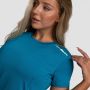 T-Shirt Sportiva da Donna Limitless Aquamarine - GymBeam