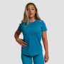 T-Shirt Sportiva da Donna Limitless Aquamarine - GymBeam