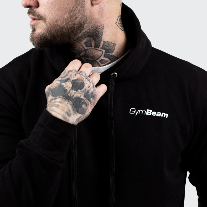 Felpa Athlete Black White - GymBeam