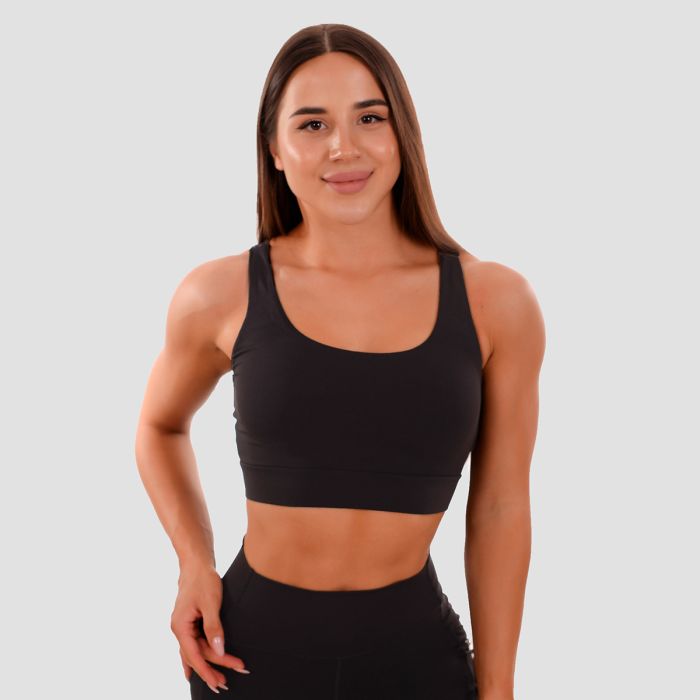 Reggiseno Sportivo Cut-Out Black - GymBeam