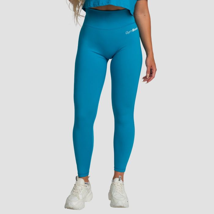 Leggings a Vita Alta da Donna Limitless Aquamarine - GymBeam