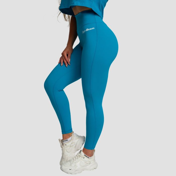 Leggings a Vita Alta da Donna Limitless Aquamarine - GymBeam