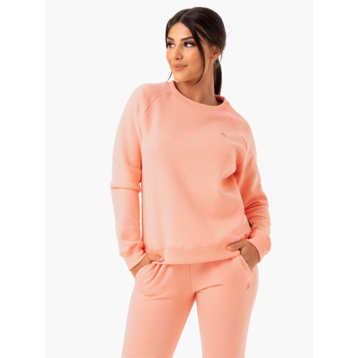 Maglione da donna Adapt Boyfriend Peach - Ryderwear