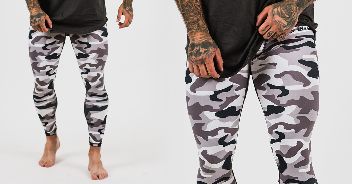 Leggings da uomo Camo - GymBeam