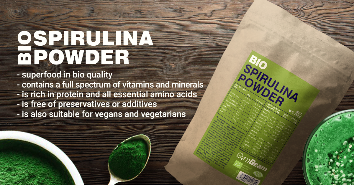 Bio Spirulina powder - GymBeam