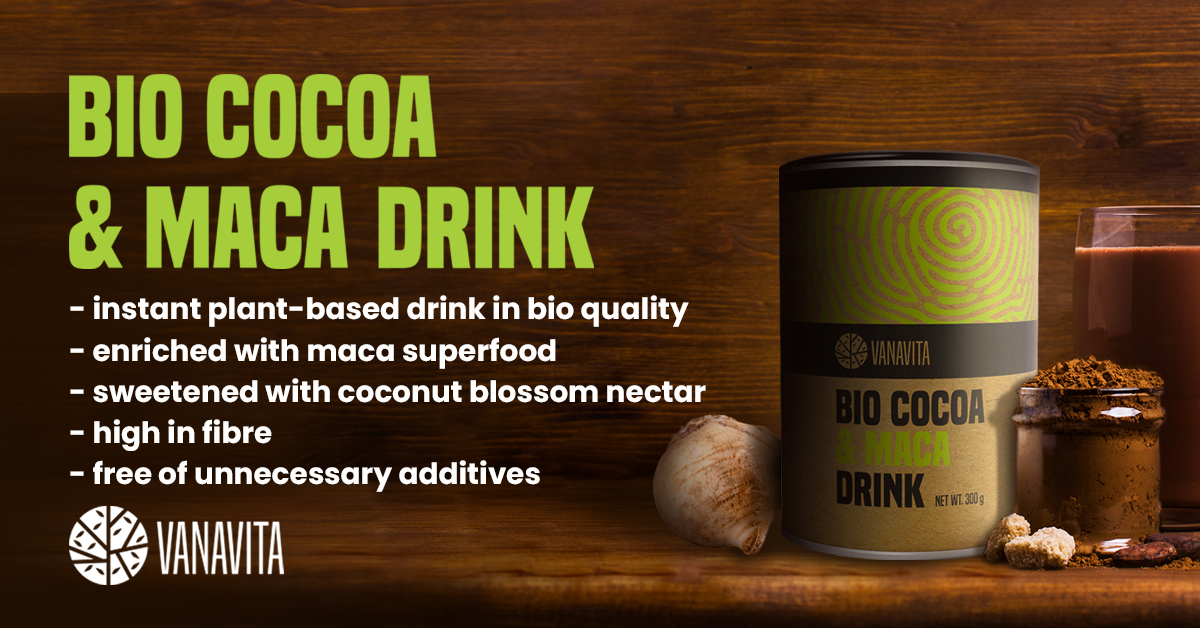 BIO Cocoa & Maca Drink - VanaVita