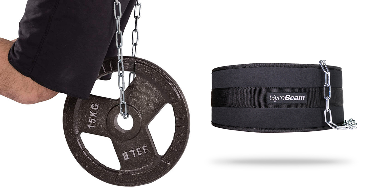 Cintura per Sollevamento Pesi Dip Belt - GymBeam